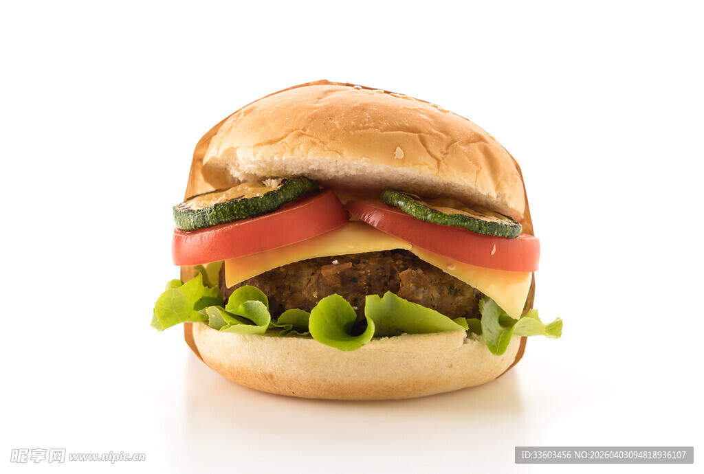 美味多汁的牛肉汉堡