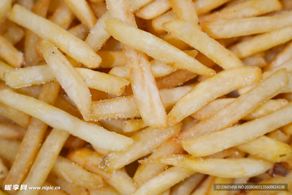 金黄香脆的美味薯条