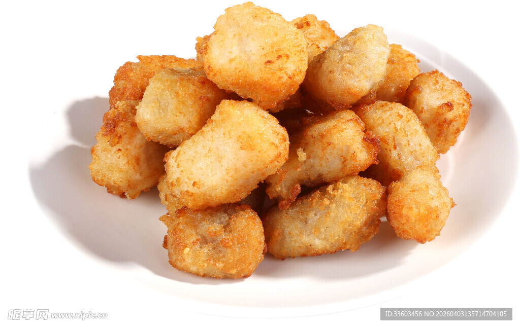 香脆美味的油炸土豆块