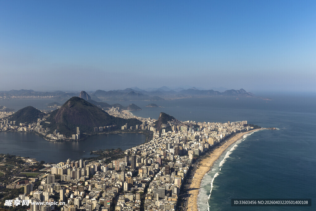 里约热内卢城市海岸风光