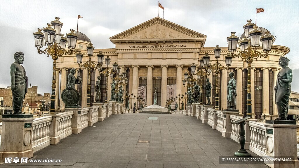 古典宏伟建筑景观