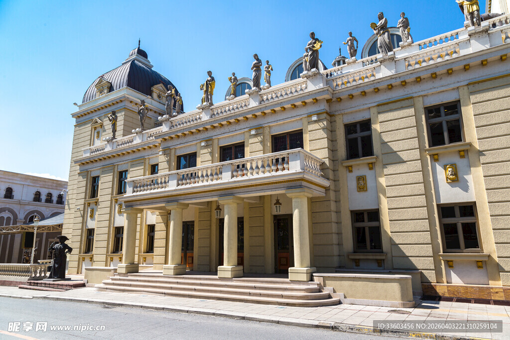 欧式古典风格宏伟建筑