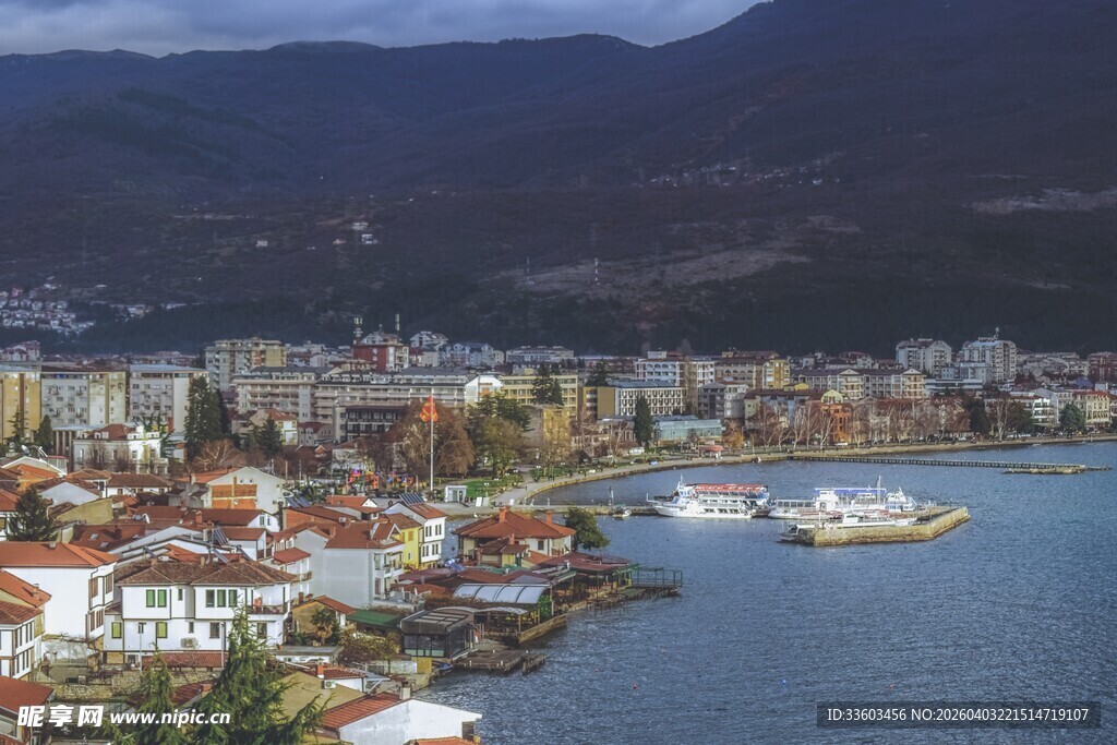 海滨小镇美丽风光