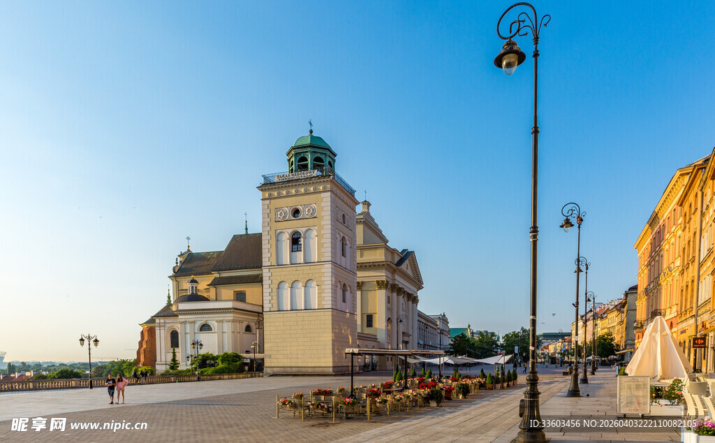 城市中的古典建筑景观