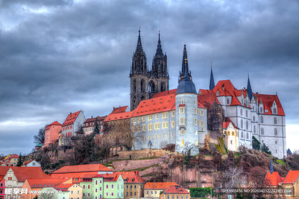 捷克哥特式城堡风景