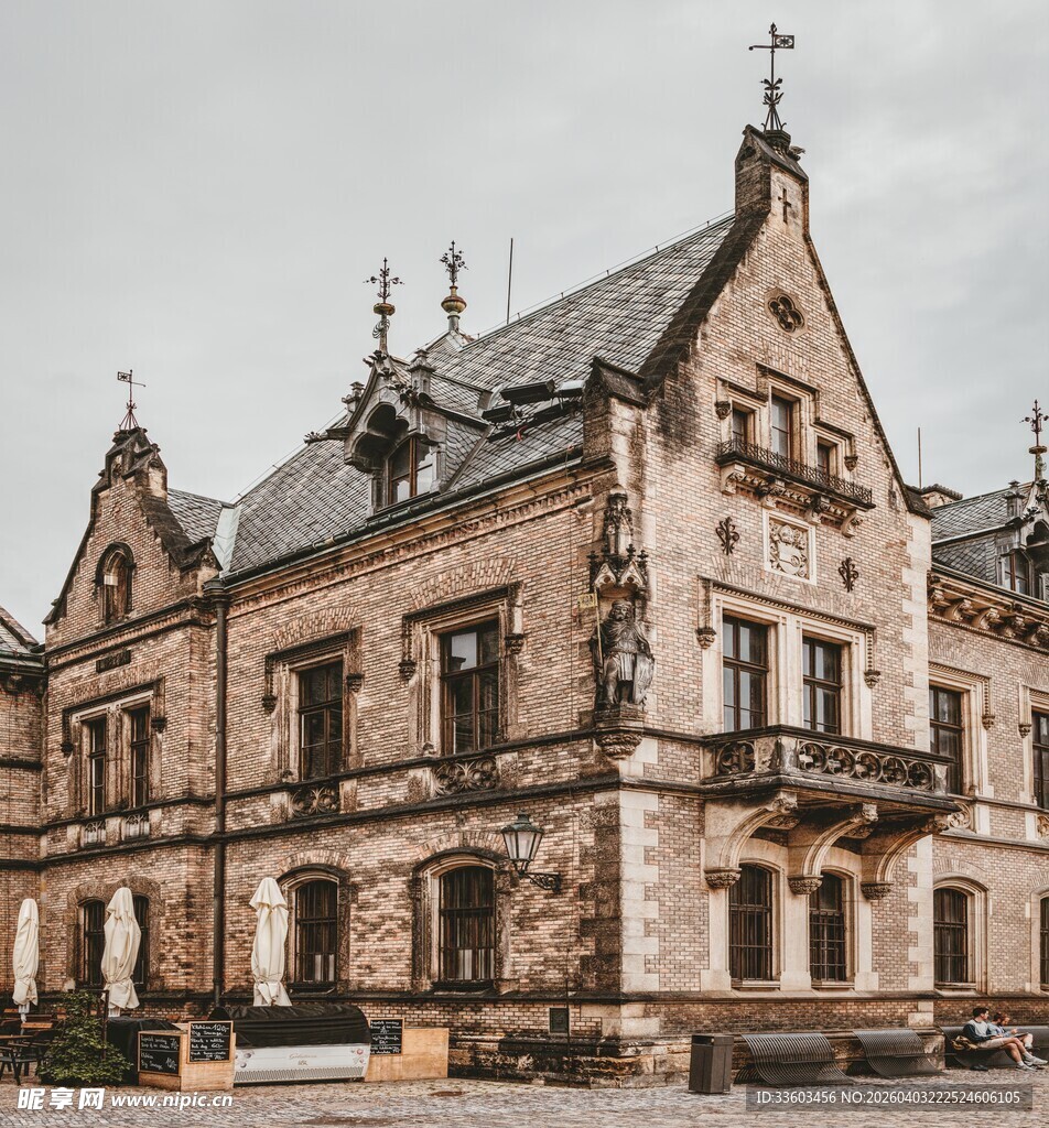 欧式古典风格的精美建筑