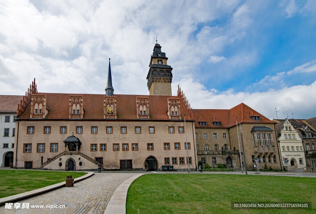 欧洲古典风格宏伟建筑