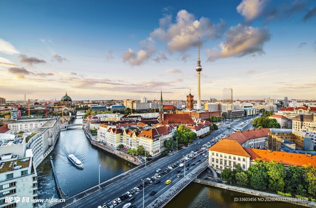 柏林城市景观俯瞰