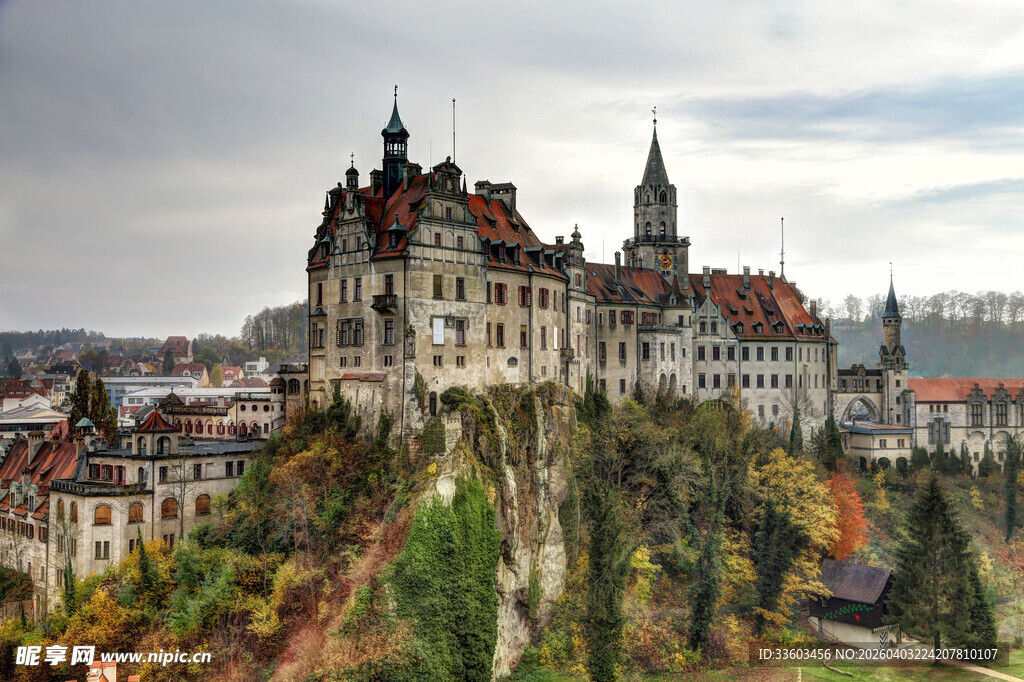 欧洲风情建筑景观