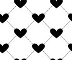 心形几何图案无缝背景