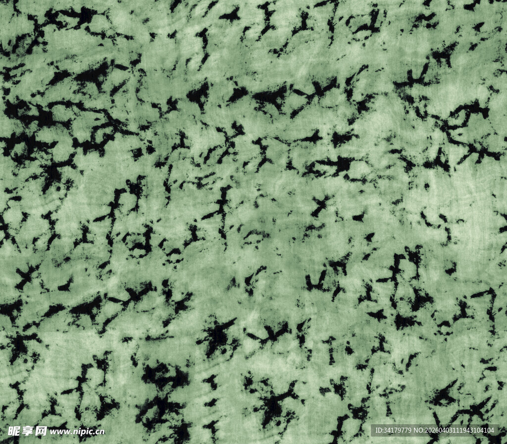 绿色斑驳纹理背景图