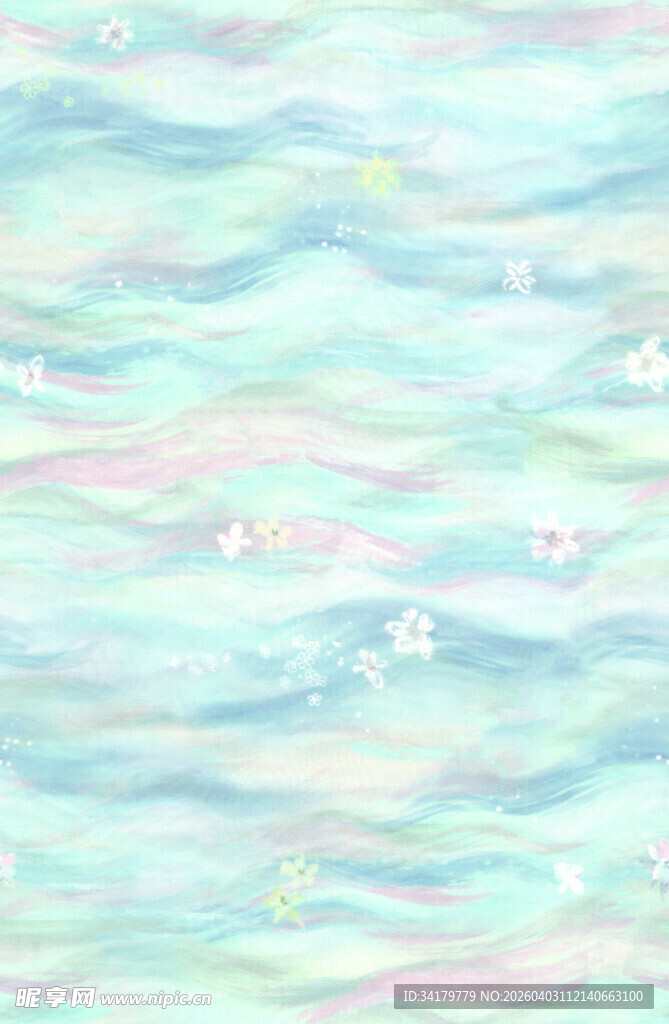 梦幻渐变水波背景图