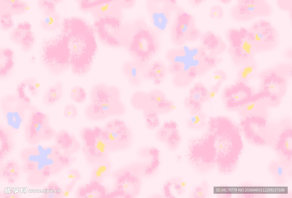 粉色梦幻爱心背景图案