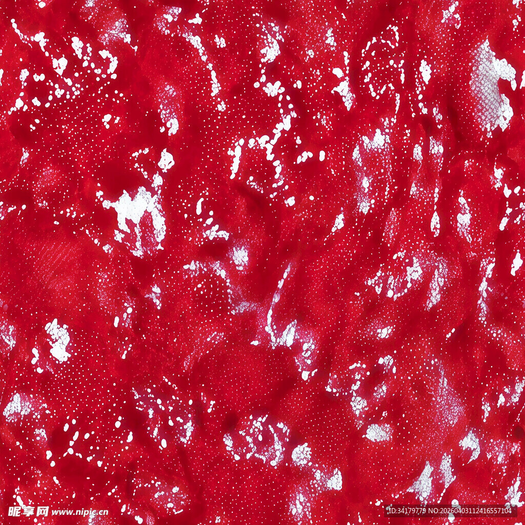 鲜艳红色纹理图案