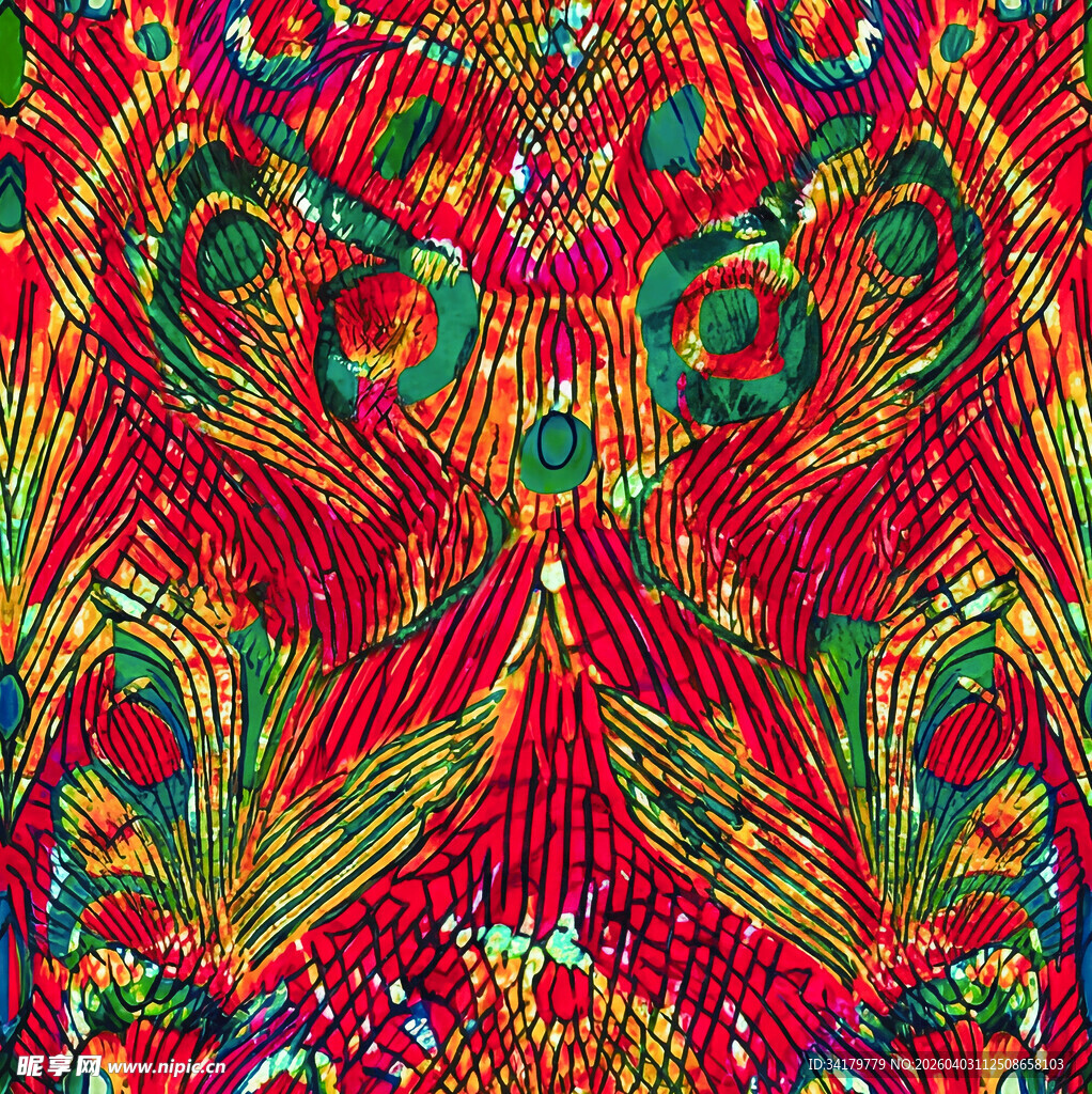 绚丽多彩的抽象图案纹理