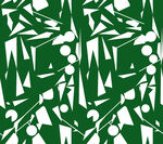 绿色几何图案植物背景图