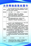 火灾事故应急处置卡