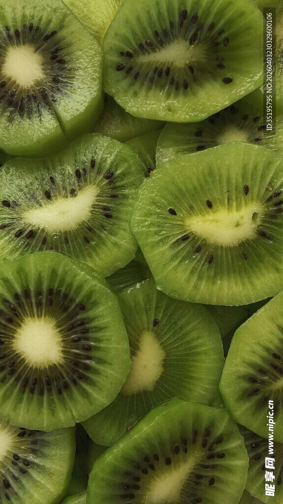 切片猕猴桃特写
