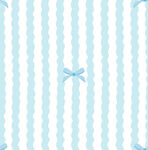 浅蓝色蝴蝶结条纹底纹图案