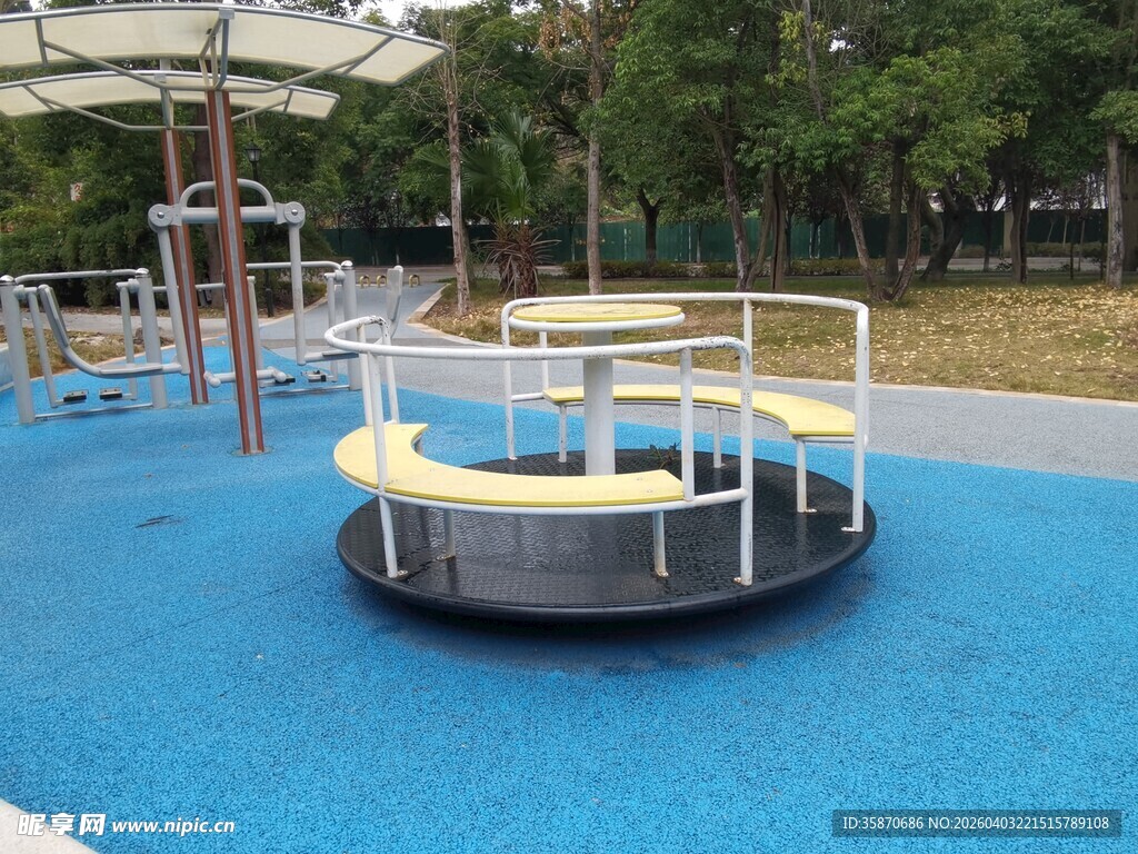 户外儿童旋转游乐设施