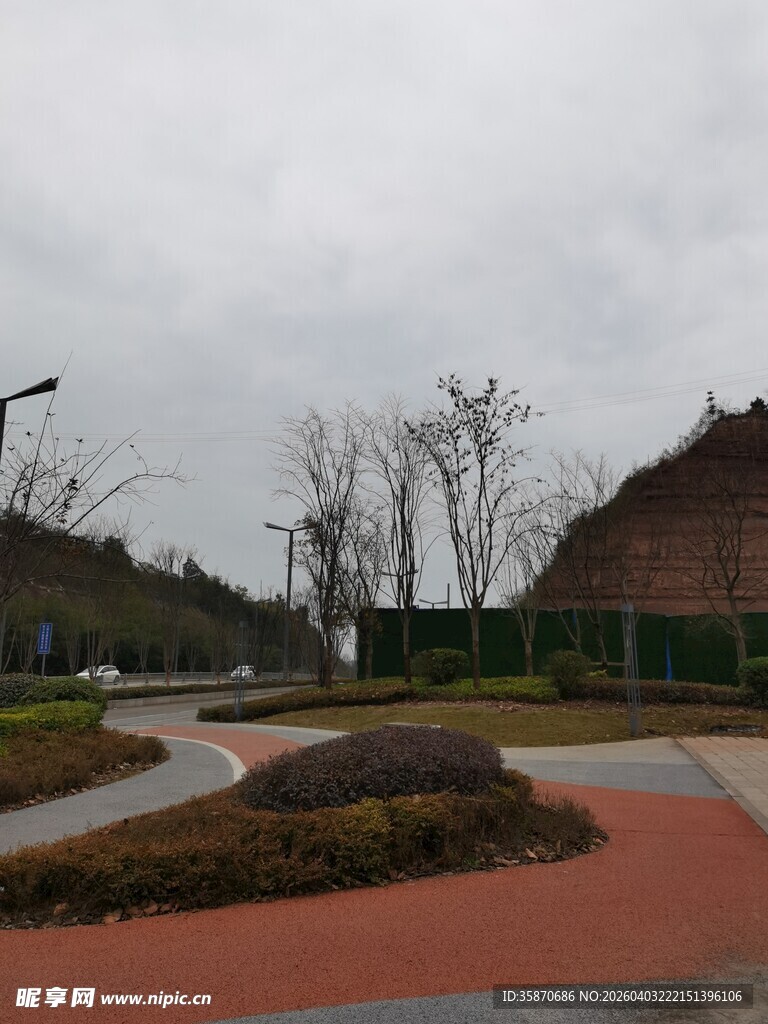 城市户外景观休闲区域