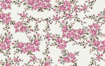 粉色花卉图案背景纹理