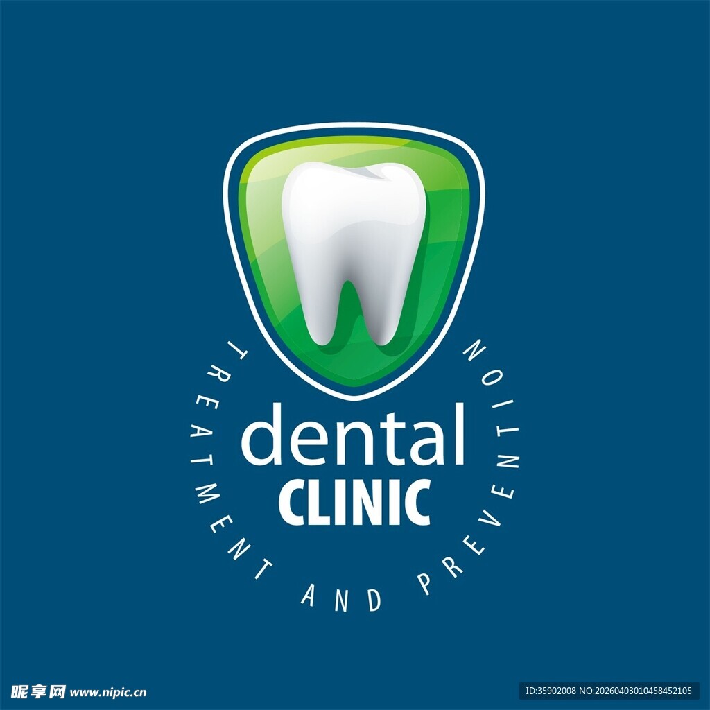 牙科诊所标志设计