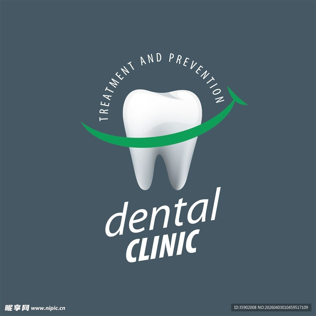 牙科诊所标志设计