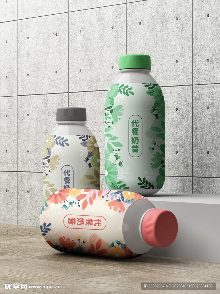 多彩创意瓶罐摆放在室内