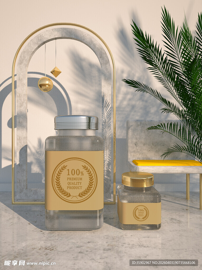 奢华香氛摆件展示