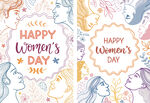 妇女节快乐插画图案