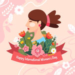 妇女节插画