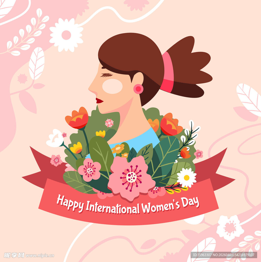 妇女节插画