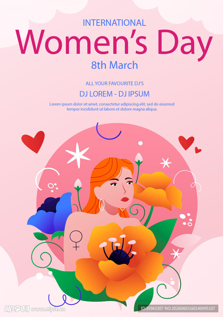 妇女节插画