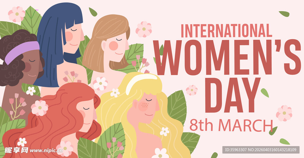 国际妇女节庆祝场景