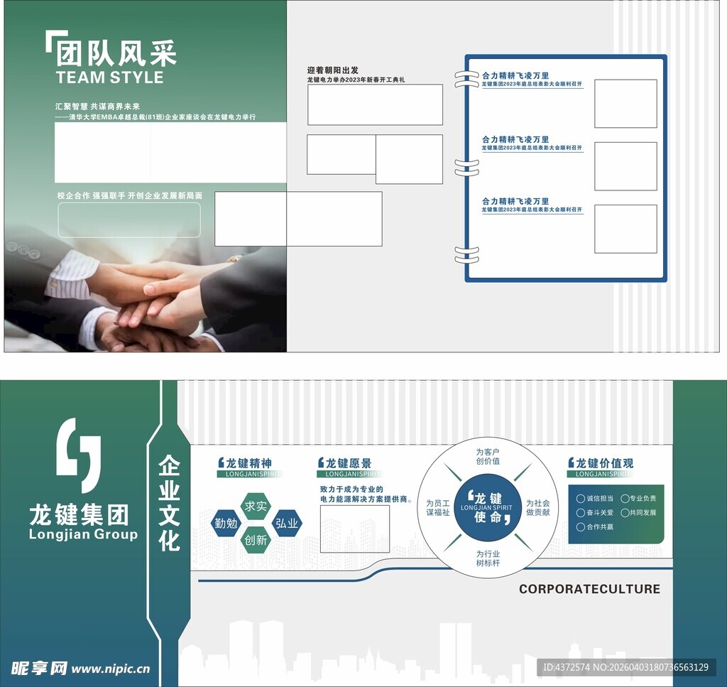 团队风采 企业文化墙