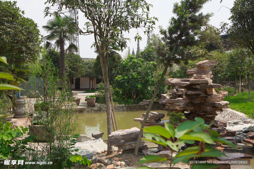 自然风园林景观小景