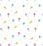 多彩小花无缝图案背景