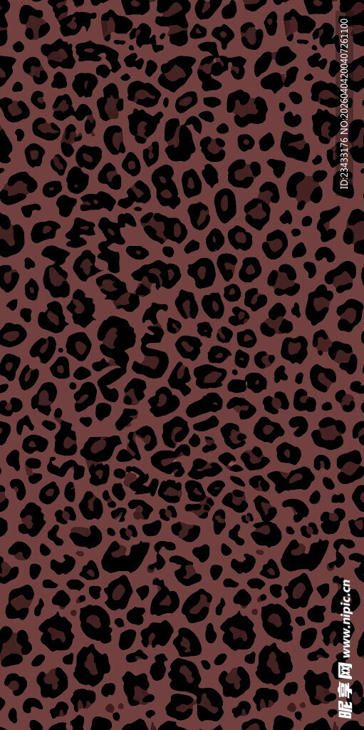 豹纹图案纹理背景
