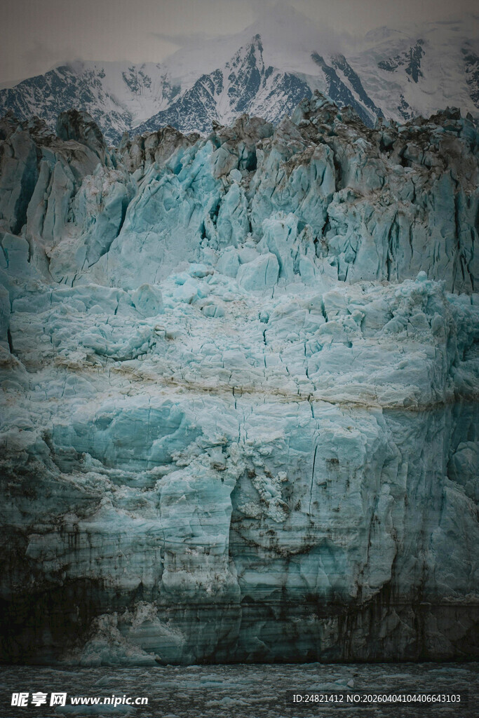 壮观冰川景观