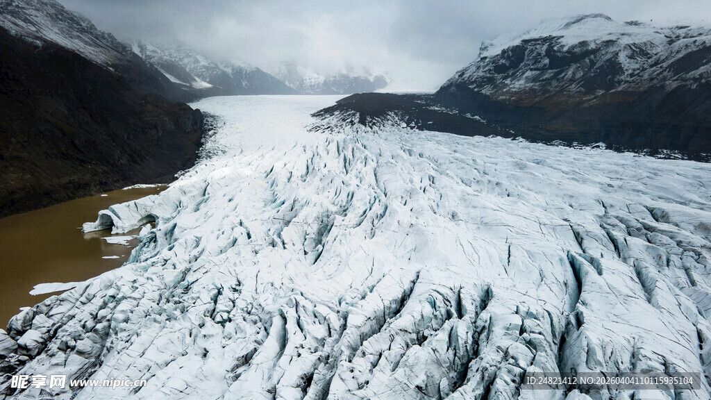 壮丽冰川景观