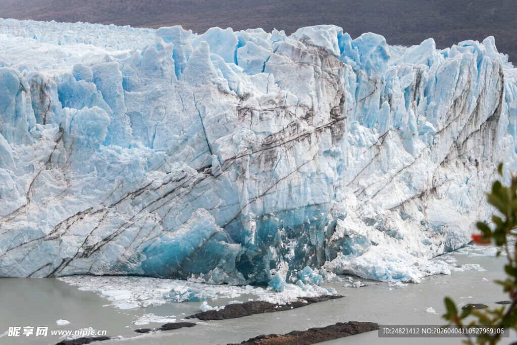 壮观的冰川景象