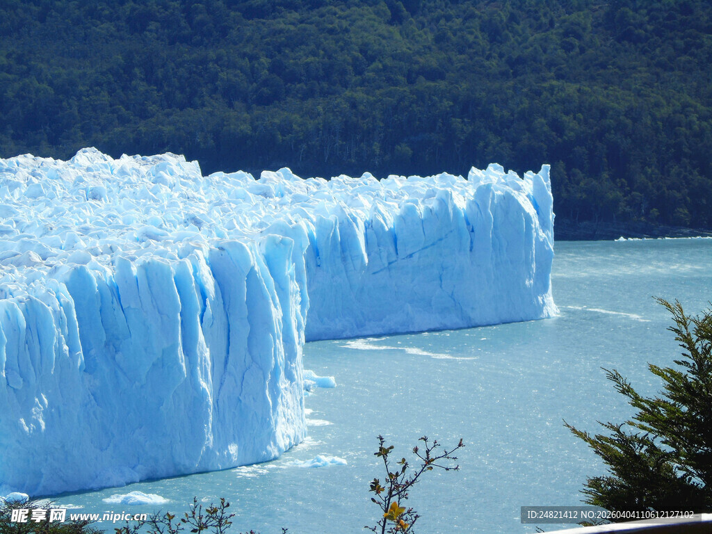 壮观冰川景观