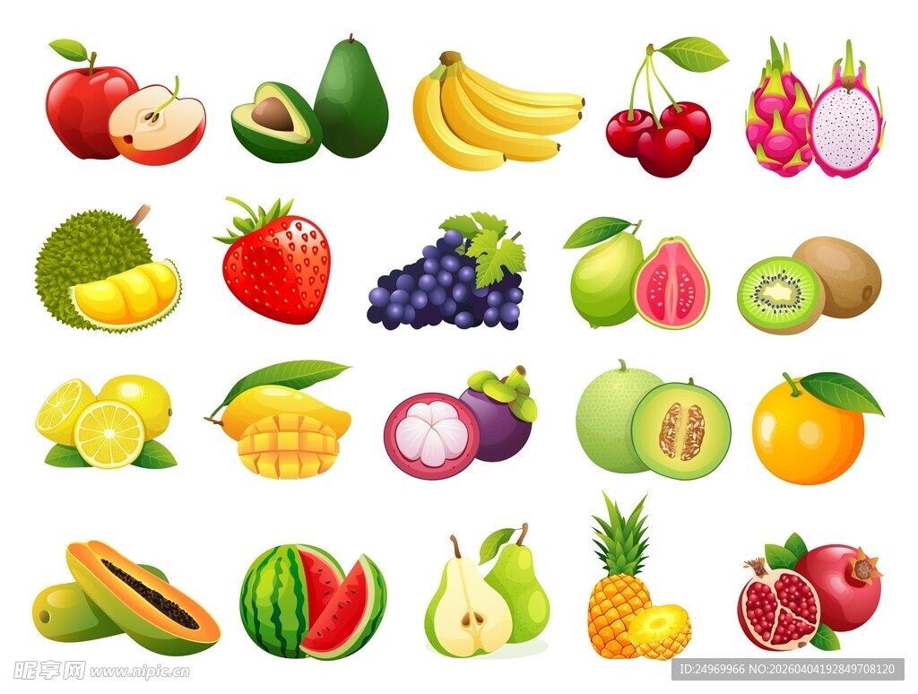 多彩水果集合