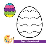 复活节彩蛋涂色页