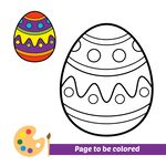 复活节彩蛋涂色页