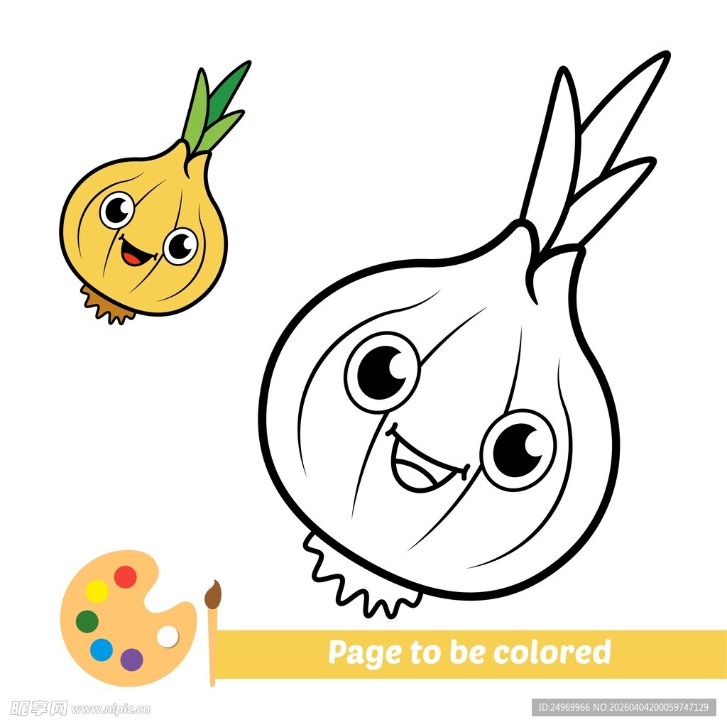 可爱洋葱简笔画教程