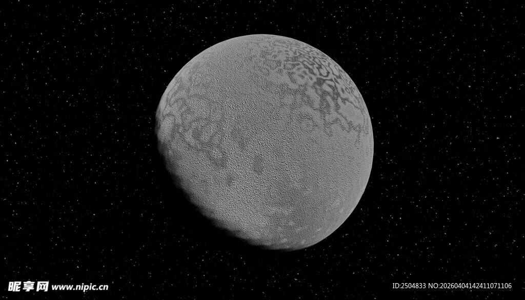 月球特写画面