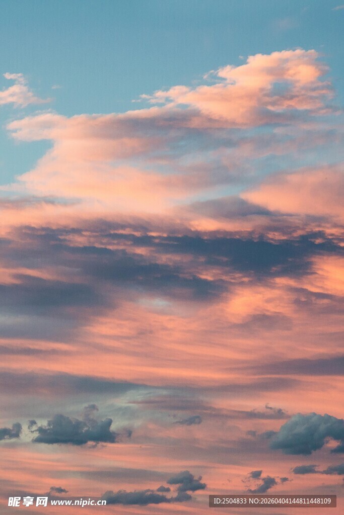 绚丽晚霞天空美景