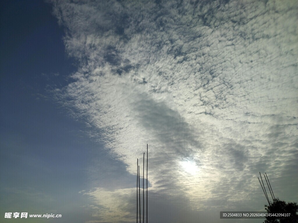 天空中的壮丽云层景观